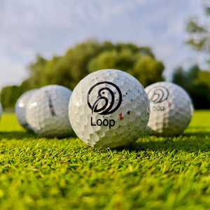 Loop 9 Golfbälle meliert quadratisch